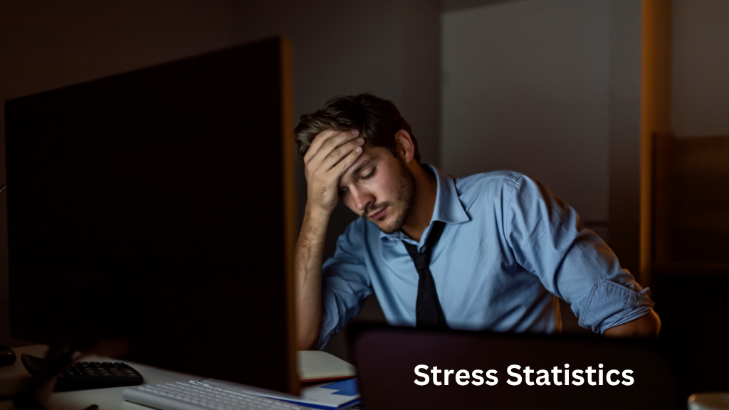 Person covering their face showing emotional stress and anxiety in a distorted reflection